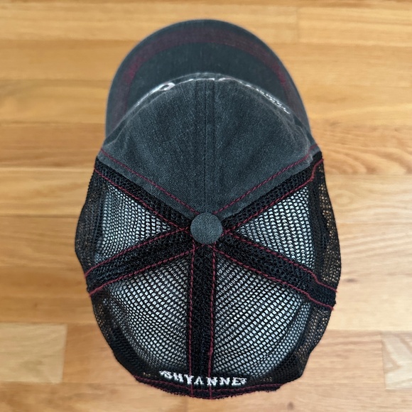 Shyanne Rodeo Cowgirl Trucker Hat Cap Black Gray Womens - Picture 6 of 9